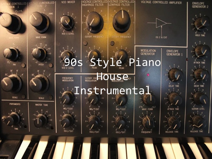 90s Style Piano House Instrumental